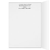 Winter Moon Christelijke kerstkaart met scripts (Binnen (Links))