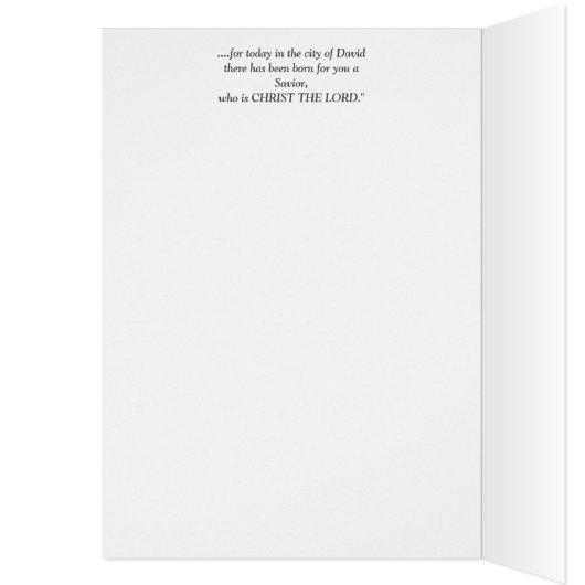 Winter Moon Christelijke kerstkaart met scripts (Binnen (Links))