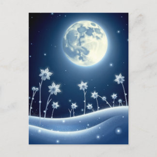 Winter Moon, Postcrossing Briefkaart