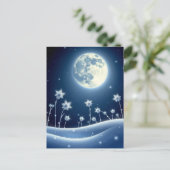 Winter Moon, Postcrossing Briefkaart (Staand voorkant)