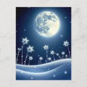 Winter Moon, Postcrossing Briefkaart (Voorkant)