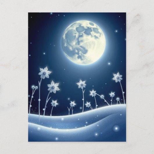 Winter Moon, Postcrossing Briefkaart (Voorkant)