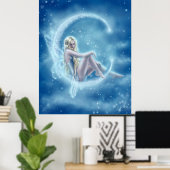 Winter Moon Poster (Thuiskantoor)