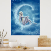 Winter Moon Poster (Keuken)