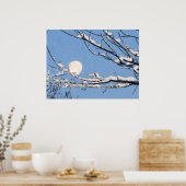 Winter Moon Poster (Keuken)