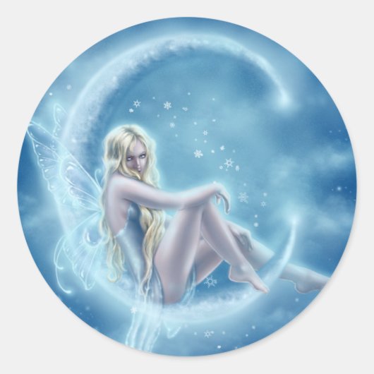 Winter Moon Sticker (Voorkant)