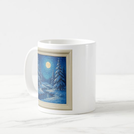 Winter Moonlight Mug Koffiemok (Voorkant links)