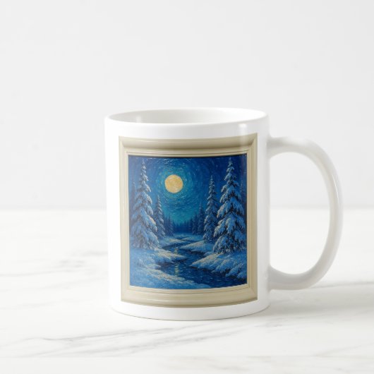 Winter Moonlight Mug Koffiemok (Rechts)