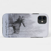 Winter Moose Case-Mate iPhone Case (Achterkant (horizontaal))