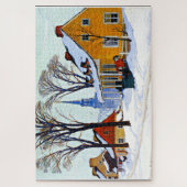 Winter Morning, fijne kunst van Clarence Gagnon Legpuzzel (Verticaal)