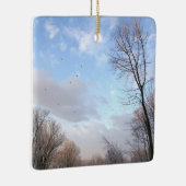 Winter Morning I Keramisch Ornament (Rechts)