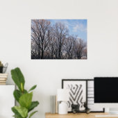 Winter Morning III Natuur landschap Poster (Thuiskantoor)