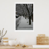 Winter Morning Poster (Keuken)