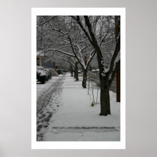 Winter Morning Poster