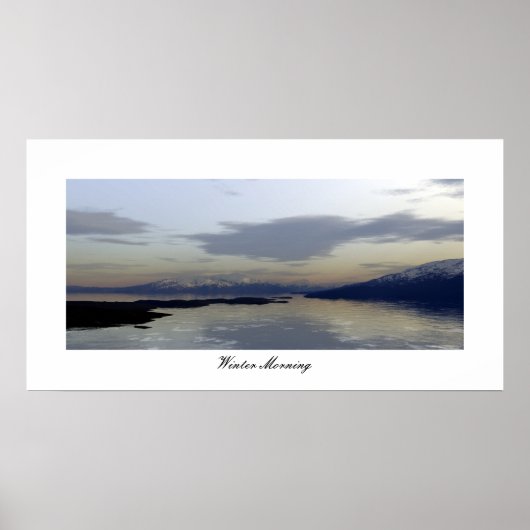 Winter Morning Poster (Voorkant)