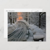 Winter Morning Sunshine Fotografie Briefkaart (Voorkant / Achterkant)