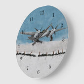 Winter Mosquito 1944 Wall klok (Hoek)