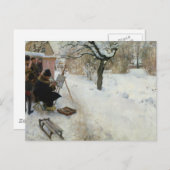 Winter Motif Åsögatan Briefkaart (Voorkant / Achterkant)