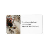 Winter Motif Åsögatan Etiket (Voorkant)