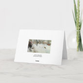 Winter Motif Åsögatan Feestdagen Kaart (Achterkant)