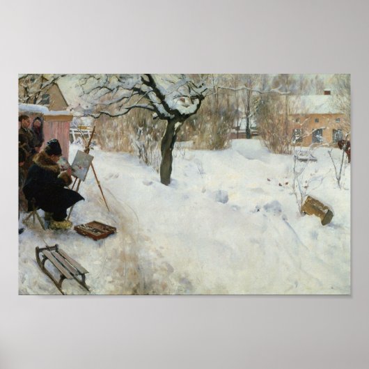 Winter Motif Åsögatan Poster (Voorkant)