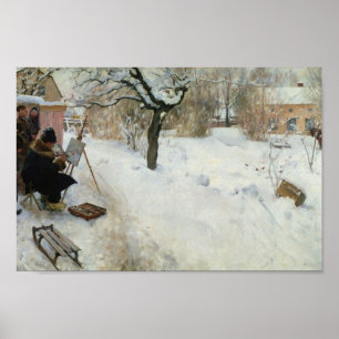 Winter Motif Åsögatan Poster