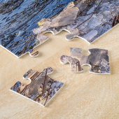 Winter Mountain 4k Wallpaper Simple Landscape Phot Legpuzzel (Zijkant)