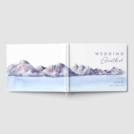 Winter Mountain bruiloft Gastenboek (Volledig)