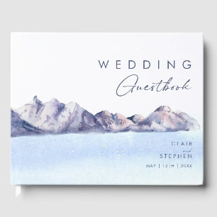 Winter Mountain bruiloft Gastenboek