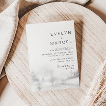 Winter Mountain Forest Wedding