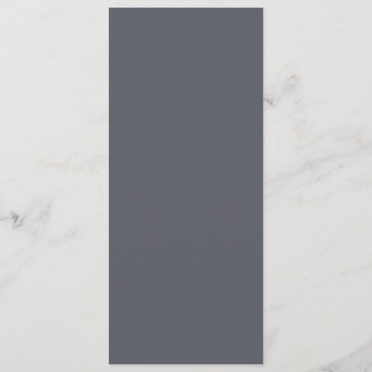 Winter Mountain Forest Wedding Menu (Achterkant)