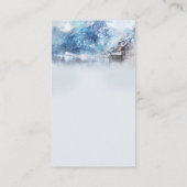 Winter Mountain Lake Registry Enclosure Kaart (Achterkant)