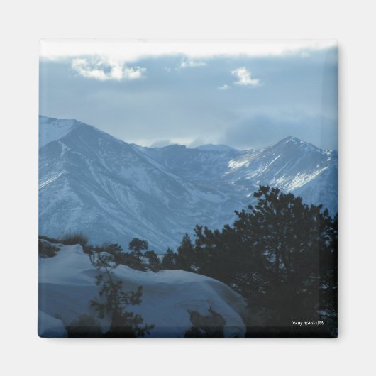 Winter Mountain Magnet (Voorkant)