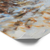 WInter Mountain Man Fine Art Poster (Hoek)