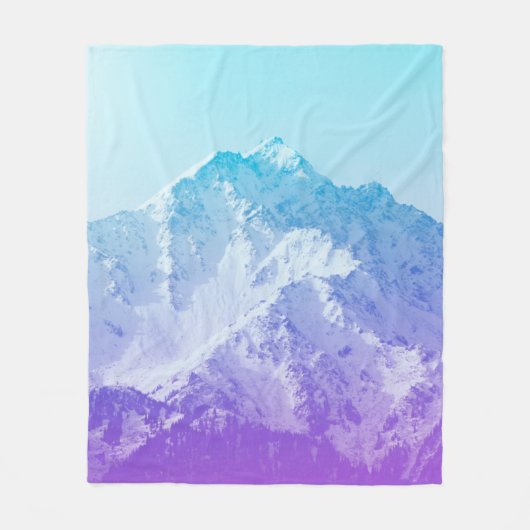 Winter mountain peakmountain,hipster,peak,photo,ba fleece deken (Voorkant)