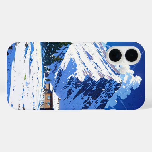 Winter Mountain Serenity Case-Mate iPhone Case (Achterkant (horizontaal))