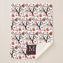WInter Mountain Ski Trip Theme Pattern Monogram Sh