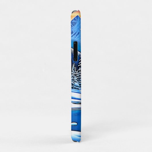 Winter Mountain Sunset Glow Case-Mate iPhone Case (Achterkant/rechts)