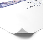 Winter Mountain Sunset Signature Drinks Sign Poster (Hoek)