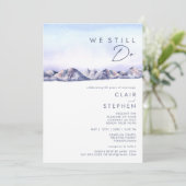 Winter Mountain Sunset We doen nog steeds aan vern Kaart (Staand voorkant)