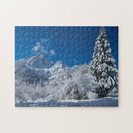 Winter Mountain Wonderland Legpuzzel (Horizontaal)