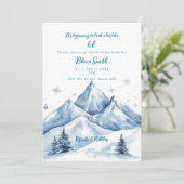 Winter Mountains 60ste verjaardag Kaart (Staand voorkant)