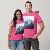 Winter Mountains Landschap Bergen Muur Art Acti T-shirt (Unisex)