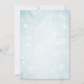 Winter Mr. Mrs. Snowman Grappig Schattige Engageme Kaart (Achterkant)