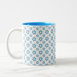 Winter Mugs with Snowflakes Tweekleurige Koffiemok