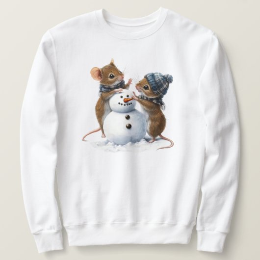 Winter Muizen Sweatshirt (Design voorkant)