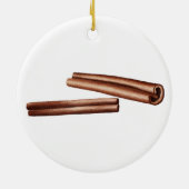 Winter mulled wine Metal Circle Ornament (Achterkant)