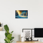 Winter Muur Kunst Poster (Thuiskantoor)