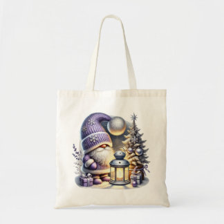 Winter Nacht Gonk Boodschappentas Tote Bag