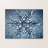 Winter Nacht Kunstpuzzel Legpuzzel (Horizontaal)